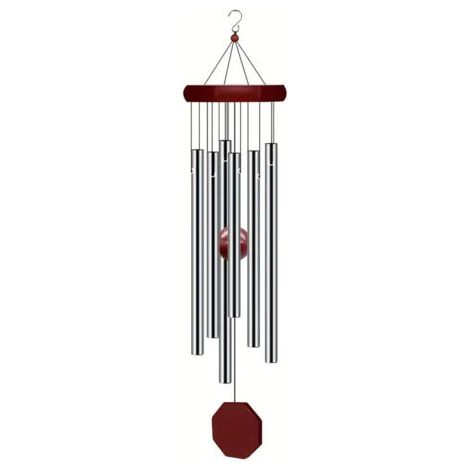 Carillon a Vent Exterieur, Carillons Décoratifs avec 6 Tubes, Carillons Éoliens, Son Apaisant et Relaxant, pour Maison, Jardin, Cour, Balcon, Décoration Intérieure (1/5)