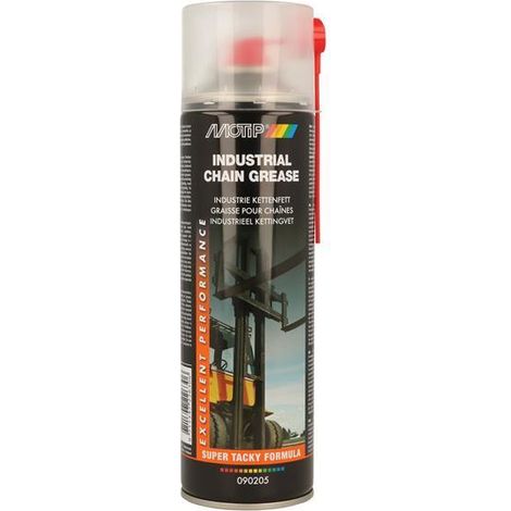 Industrial Chain Spray Lubricant in Aerosol - 500ml by MOTIP, M090205, Brand New (1/3)