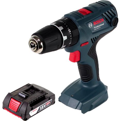 Bosch GSB 18V-21 Akku Schlagbohrschrauber 18V 55Nm + 1x Akku 2,0Ah - ohne Ladegerät
