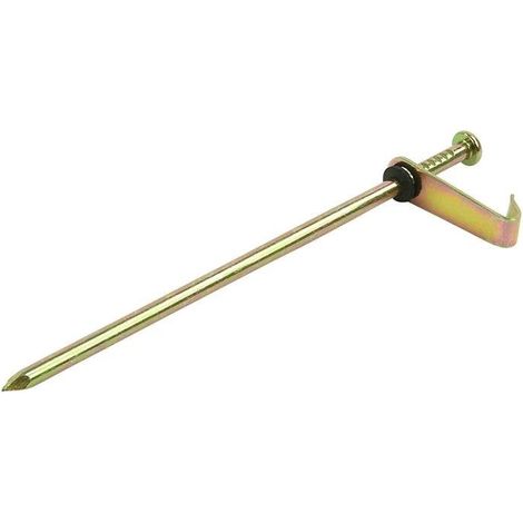 Clavija de roca 21cm metal con gancho