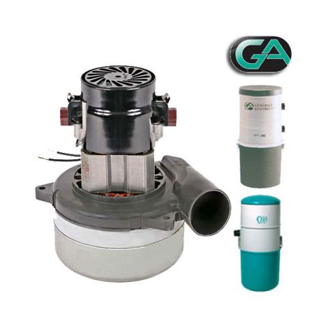 Atepac – Moteur électrique Ametek Lamb 220-240V – Puissance fiable pour aspiration centrale – Modèle GA 200 avant 2005 – Vitesse rotation optimisée (1/2)