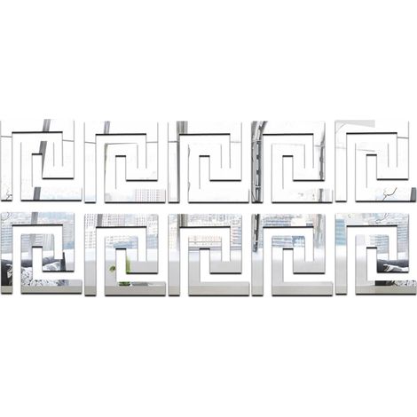 Miroir Auto-Adhésif - Décoration Murale 3D en Acrylique - Pour Plafond ou Mur Lisse - Lot de 1 (1/5)