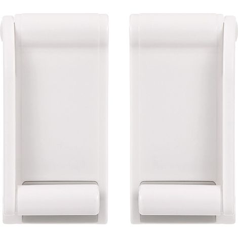 Porte-essuie-tout mural magnétique ABS [Model X] - Support pour rouleau de cuisine/bureau/frigo (150g, design gain de place) (1/5)