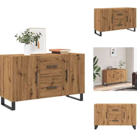 Sideboard Artisan-Eiche 100x36x60 cm Holzwerkstoff - Sideboard - Sideboards - Kommode - Anrichte (1/5)