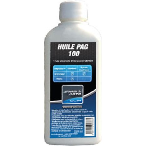Huile PAG100 mixte HFO1234yfR134a SMB Autoclim 250ml-flacon