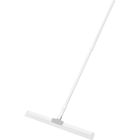 Balai de sol en caoutchouc, balai en caoutchouc avec manche, balai en silicone pour enlever les poils d'animaux, balai magique pour fenêtre pour sol, carrelage, coulis, brique, (1/3)