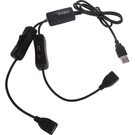 USB-Datenübertragungs-Verlängerungskabel mit separaten Ein-/Ausschaltern