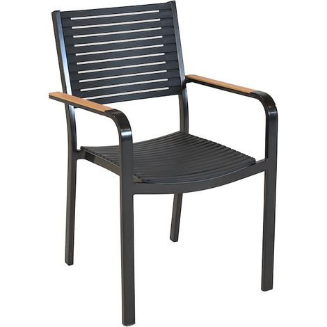 Paliano Set 5tlg. 4 Stapelsessel, 1 Tisch