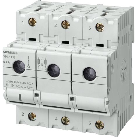 Siemens 5SG7133 Interruptor-seccionador 3P gris