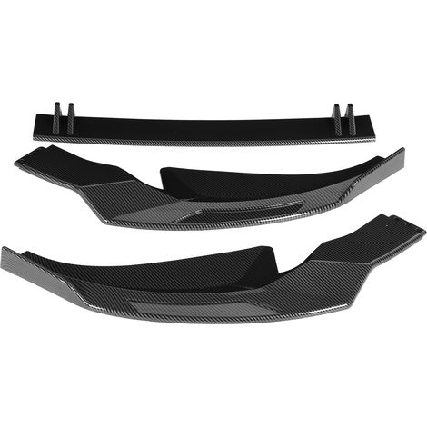 Modifizierte Frontstoßstangen-Spoilerlippe aus strukturiertem Carbon für Audi A6 C8 ab 2019 (1/5)