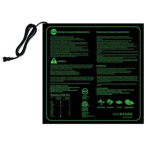 Seedling Heating Pad 50x50CM Waterproof and durable seedling heating pad is suitable for indoor hydroponics and seedling germination in winter (1/5)