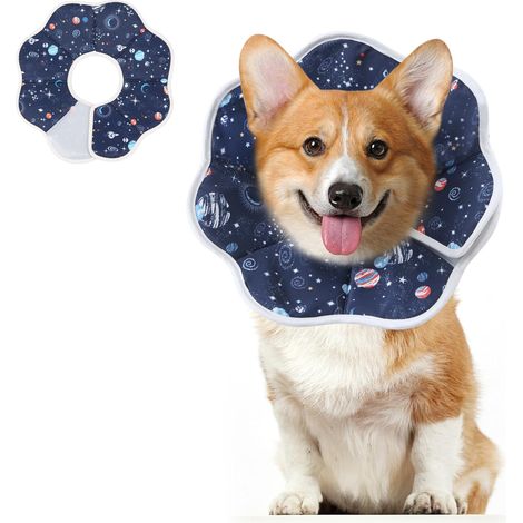 Collier cervical souple pour chat ajustable, protection post-opératoire, taille S (1/5)
