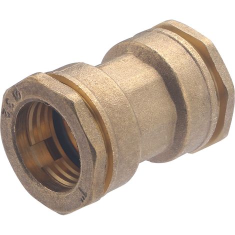 Noyon & Thiebault – Raccord laiton pour tuyau polyéthylène Ø32 – Jonction égale démontable – Étanchéité parfaite jusqu'à 10 bar – Pour circuits d'alimentation en eau