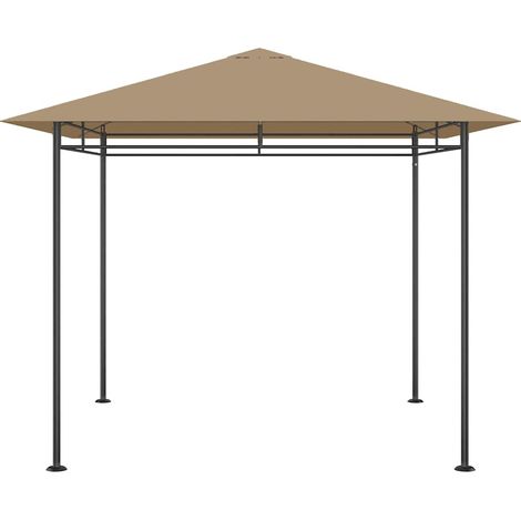 vidaXL Cenador gris taupé 3x3x2,7 m 180 g/m² (1/2)