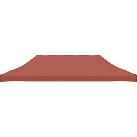 Maison Exclusive - Partyzelt-Dach 6x3 m Terrakotta-Rot 270 g/m² (1/5)