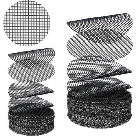 Tapis de Pot de Fleur 40 Pièce Pad de Pot de Fleur Trou Maille Pots de Fleurs en Mesh pour Plante Bonsai Jardinage (1/5)
