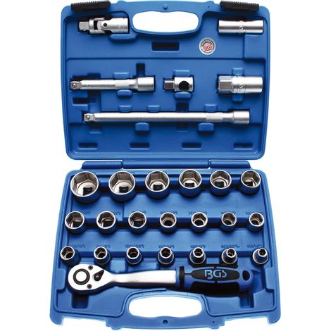 COFFRET DE CLES A DOUILLES BGS TECHNIC 1/2 COTES IMPERIALES