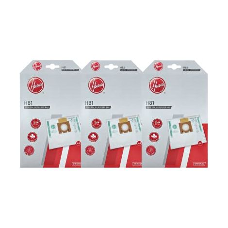 Set di 3 confezioni di 4 microfibre H81 per Hoover Telios Extra - 35602586 aspirapolvere (1/4)