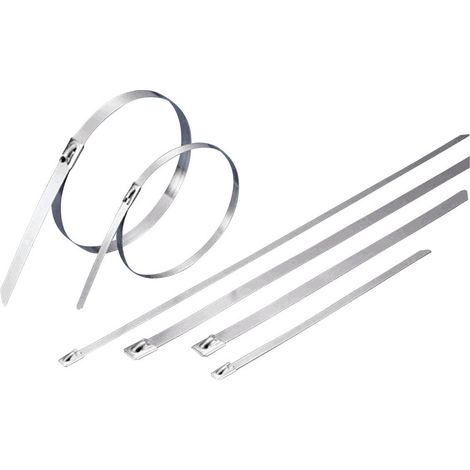 TRU COMPONENTS 1592776 TC-BCT521L203 Kabelbinder 521 mm 7.90 mm Silber  1 St.