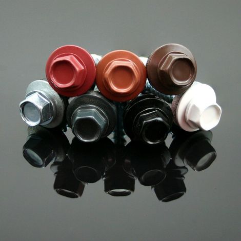 Selbstbohrende Schraube 4,8 x 20 mm RAL 3011 - 5,0 STO - WSB 20 3011 (1/2)