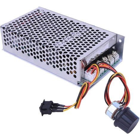 Variateur de Vitesse pour Moteur 10-50V DC 100A 3000W Variateur de Vitesse Regulateur de Tension Contrôleur de Vitesse PWM (1/5)