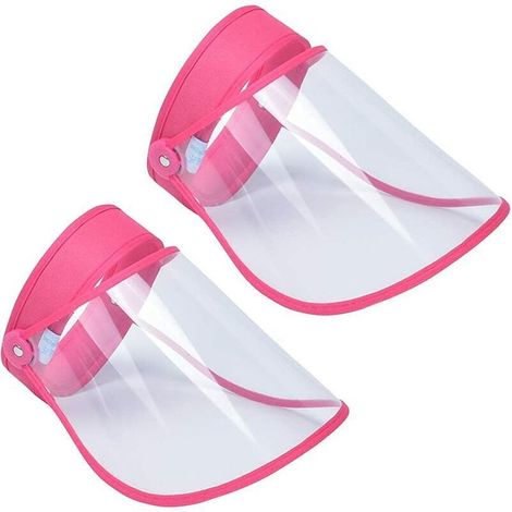Ecran Facial Adulte Enfant Visière de Protection Intégrale Visière de Sécurité Anti-salive Anti-crachats Face Shiel Réglable pour Bricolage Jardin Cuisine (1/5)