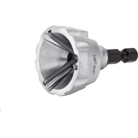 External Deburring Chamfering Tool – Countersink Drill Bit Quick Release Hex Shank – Enhanced Durability Sharpness Fits 3.2-19mm Diameter (1/5)