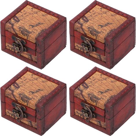 Vintage-Schmuckkästchen und Aufbewahrungsboxen aus Holz, antike Aufbewahrungsbox (1/5)