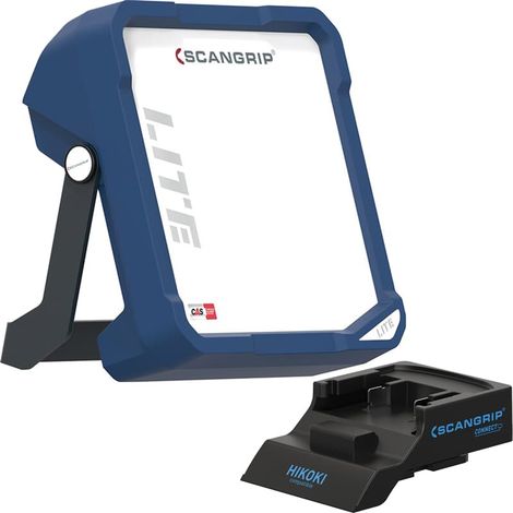 SCANGRIP Akku LED Baustrahler Arbeitsleuchte Lampe VEGA LITE für Hikoki 18V (1/4)