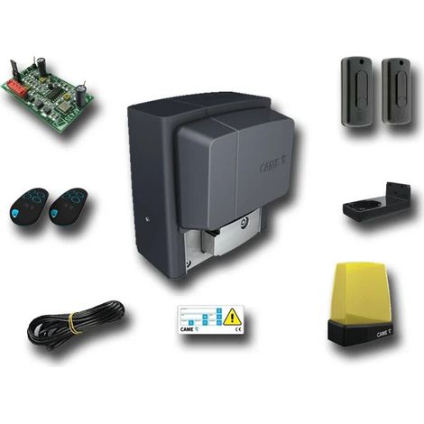 Came – Moteur 230V AC pour portail coulissant jusqu'à 800 kg – Kit complet motorisation 1U2643 – Avec encodeur et carte de commande