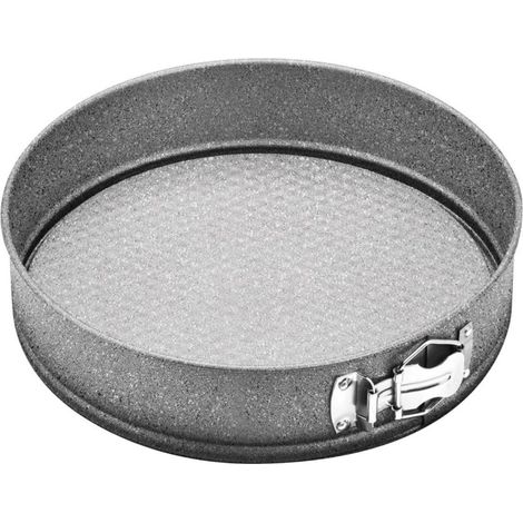 Aeternum, Bakeware Petravera, Tortiera con Asola, Diametro 22 cm, Adatto al forno, Carbon Steel, Grigio