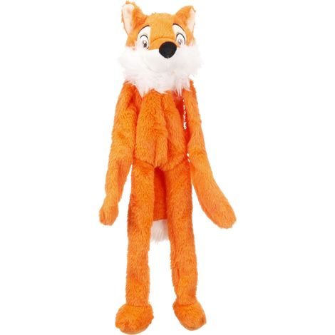 Peluche Renard grand yeux pour chien (1/3)