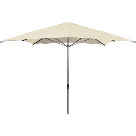 Doppler Sonnenschirm/ Großschirm "Alu Expert Teleskop" 300 x 300 cm, natur, ohne Volant, Bezug aus 100% Polyester, Gestell aus Aluminium, 18,1 kg (1/5)