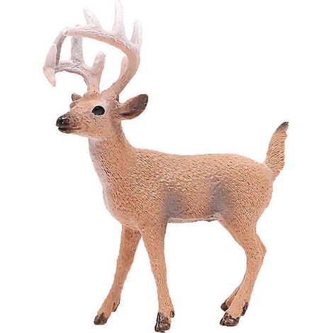Lot de 2 décorations de Noël artificielles représentant des cerfs, animaux sauvages, artisanat de Noël-10.5X5.3X10cm