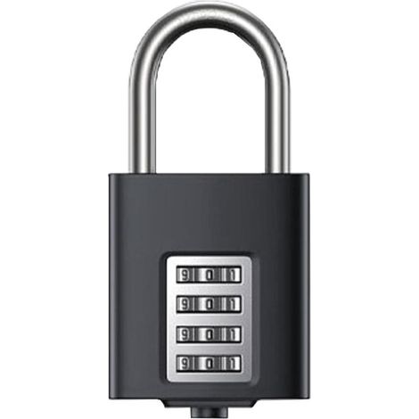 Cadenas à combinaison, serrure de rangement pour salle de sport, serrure à combinaison à 4 chiffres, serrure robuste, définissez votre sans clé (1/5)