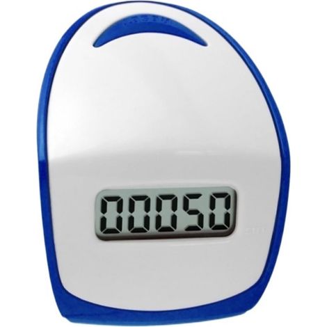 Podomètre Simple À Une Touche avec Pince À La Taille, Marche, Course, Exercice De Rééducation, Podomètre De Marche for Personnes Âgées Lecture Précise (1/3)
