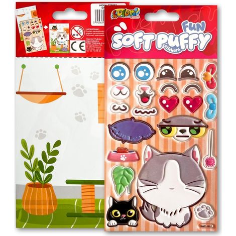 Divertimento assicurato con gli adesivi gonfiabili di Kitty