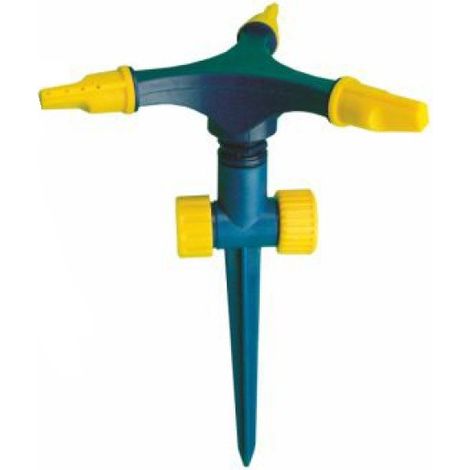 ROTIERENDER SPIKE SPRINKLER MIT 3 KUNSTSTOFFARMEN EXCLUSIVES ANGEBOT