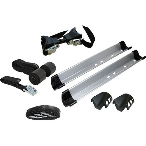 Eufab – Kit d'extension 3ème vélo pour porte-vélos Carlo Plus – Rails en aluminium – Fixation rapide – 2 ans de garantie (1/5)