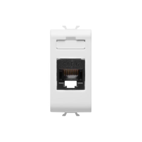 CONNECTEUR RJ45 1M CAT. 6 UTP BLANC AB GEWISS GW10423AB (1/2)