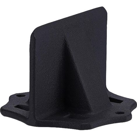 Pequeño divisor de leña manual negro: cuña para partir leña, cuña portátil de acero al carbono para partir leña (1/5)