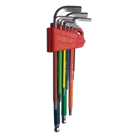 SET CHIAVE A BRUGOLA ESAG-BALL Misura: 1,5-2-2,5-3-4-5-6-8-10mm