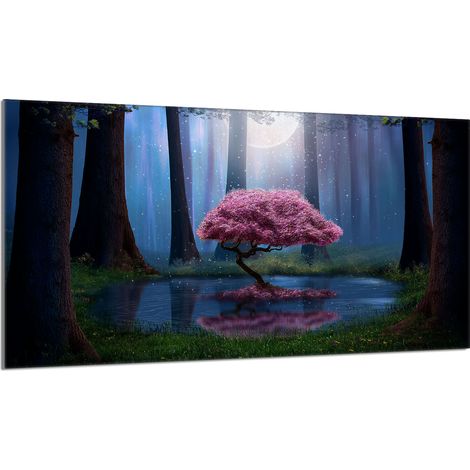 Glasherdschutzplatte 90x52 Baum (1/5)
