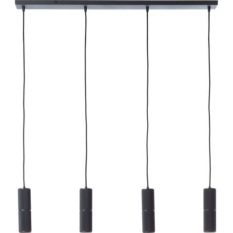 Brilliant Pendelleuchte Marty LED-Pendellampe, 92 cm Breite, GU10, 4x 350 lm, 3000 K, sand schwarz