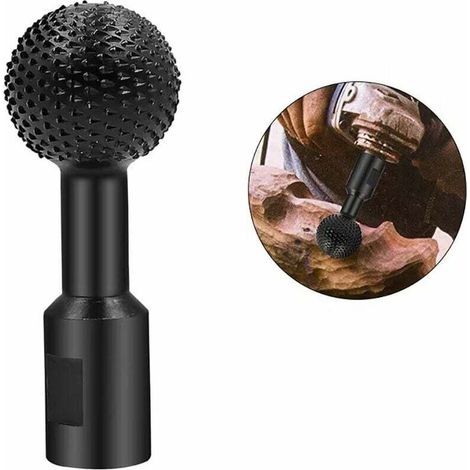 [NEVER USED] Spherical Wood Sculpture Cutter – Carving Tool on Metal, Wood Cutter – Carbide Cutter – Wood Sculpture Polishing Drill Bit for – 115/125 (14 mm) Angle Grinder –