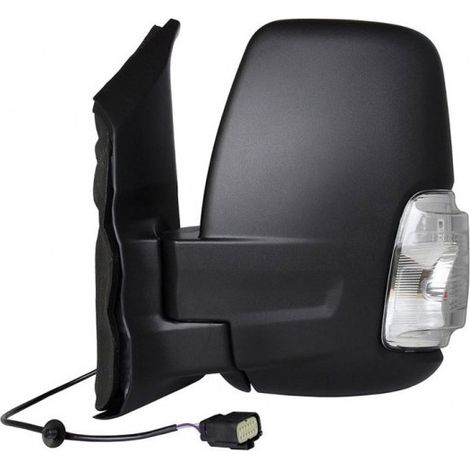 Rétroviseur électrique gauche chauffant feu orange court Ford Transit MK8 phase 2 depuis 2019