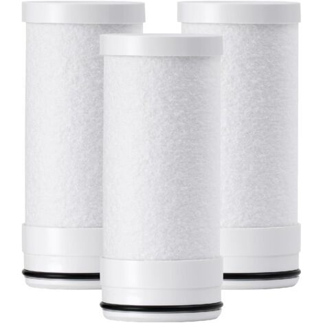 WD-FF-03A Filtre à Charbon de Remplacemen pour Robinet WD-FC-06, Réduit le Chlore de 94,42%, le Mauvais goût et Plus Encore, Dure Jusqu'à 9 Mois (Paquet de 3) (1/5)