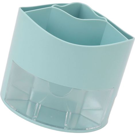 Cette boîte de rangement rotative à quatre compartiments avec rangements latéraux est idéale pour votre bureau. Elle peut contenir de petits objets comme des rouges à lèvres, des colliers, des bagues, (1/5)