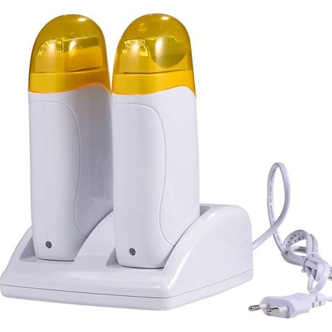 Kit Double Chauffe-eau Rouleau + Base De Recharge Pour Les Bandes Dépilatoires Cerise (1/5)