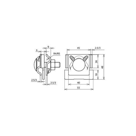 Falzklemme NIRO 0,7-10mm